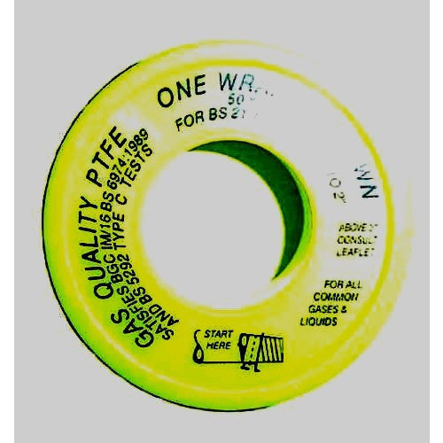 One Wrap PTFE Tape for LPG