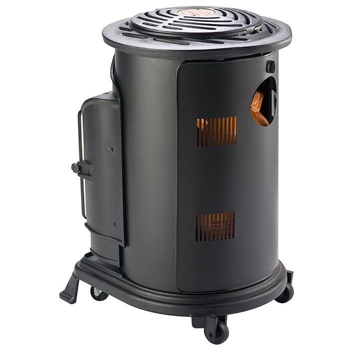Provence Portable Gas Heater - Matt Black