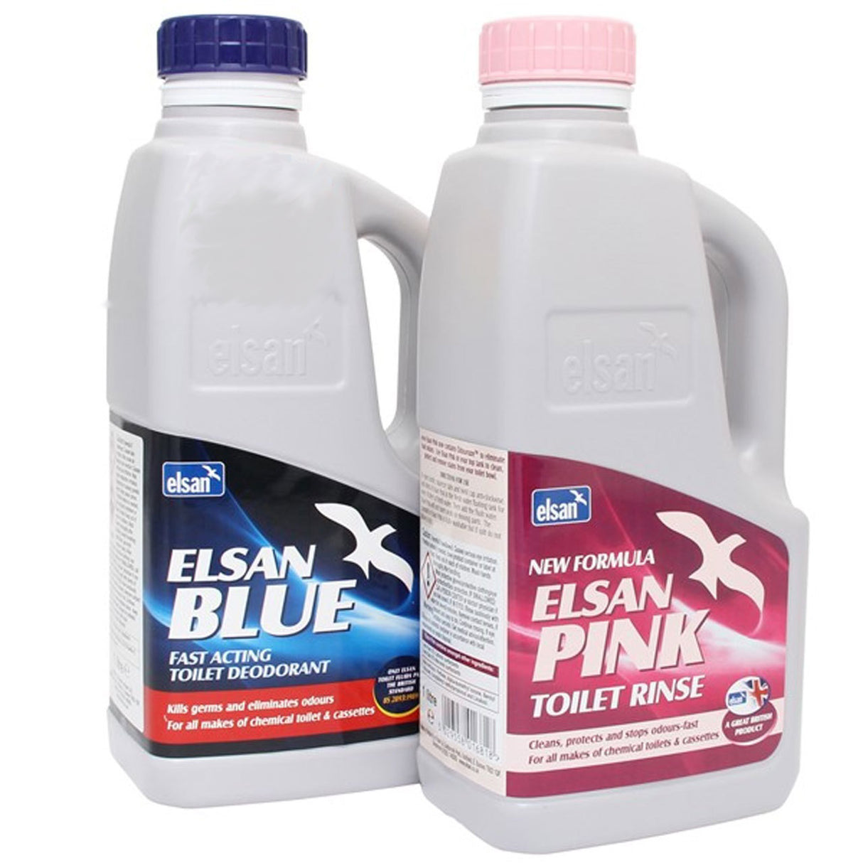 Elsan Blue/Pink 1L Twin Pack