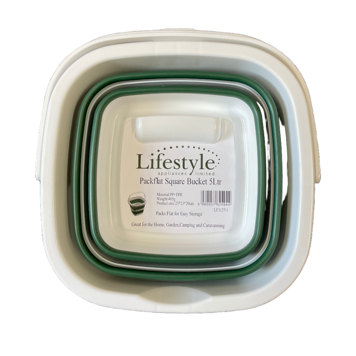Lifestyle Packflat 5L Square Bucket