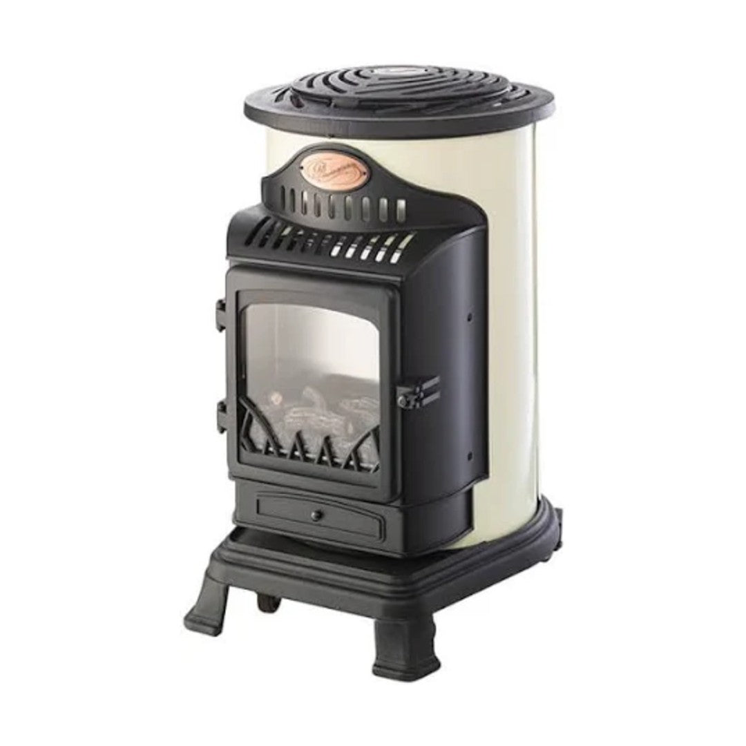 Provence Cream Gas Heater with 15kg Butane