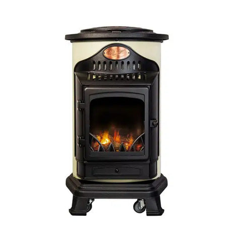 Provence Cream Gas Heater with 15kg Butane