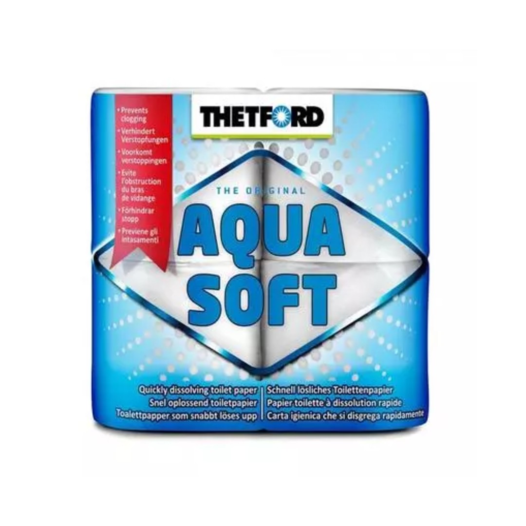 Thetford Aqua Soft Toilet Roll (4 Pack)
