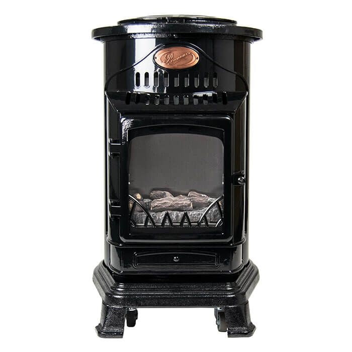 Provence Portable Gas Heater - Gloss Black