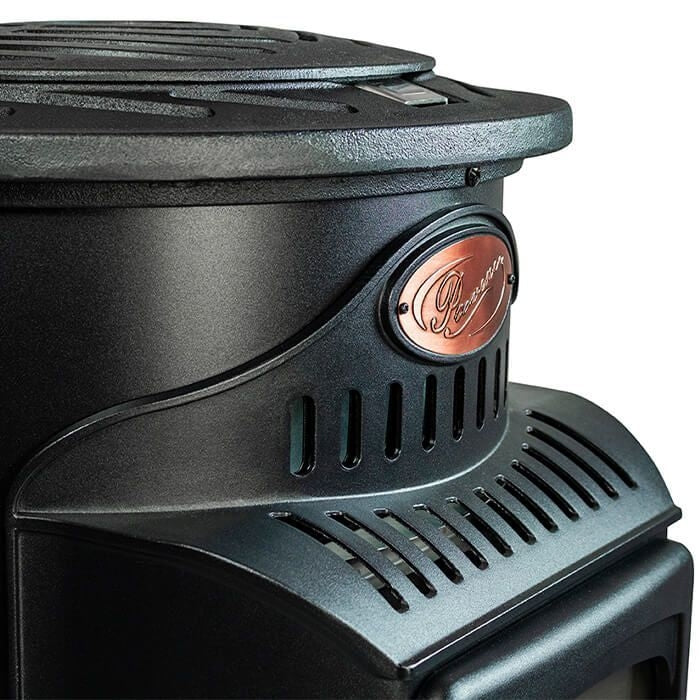 Provence Matt Black Portable Heater