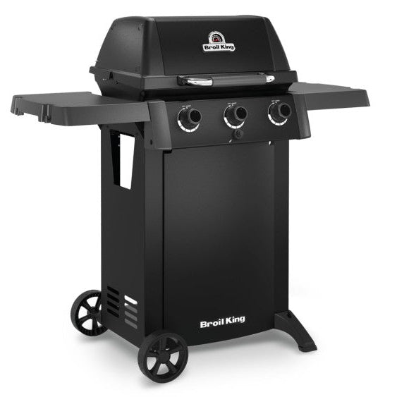 Black Broil King grill on a white background