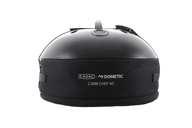 Cadac Carri Chef 40 Main Bag is made of black heavy duty vinyl.