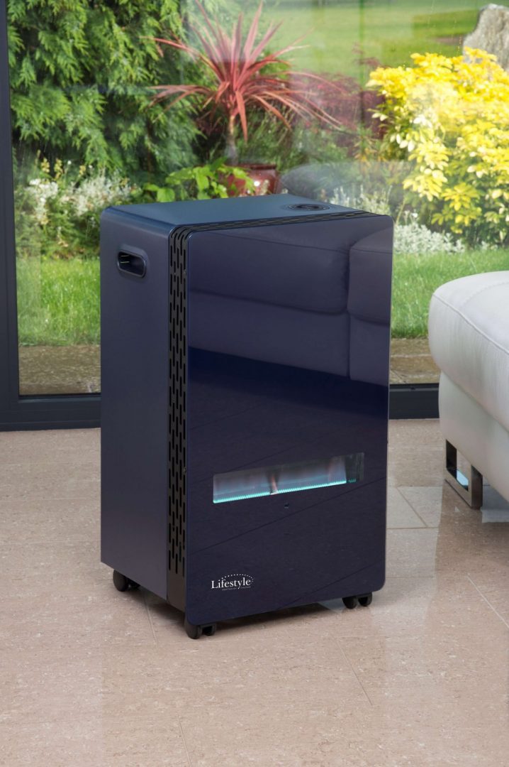 Portable Calor Gas Heater & Bottle | Lifestyle Azure Blue Flame