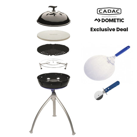 cadac grillo chef 40 bbq pizza combo