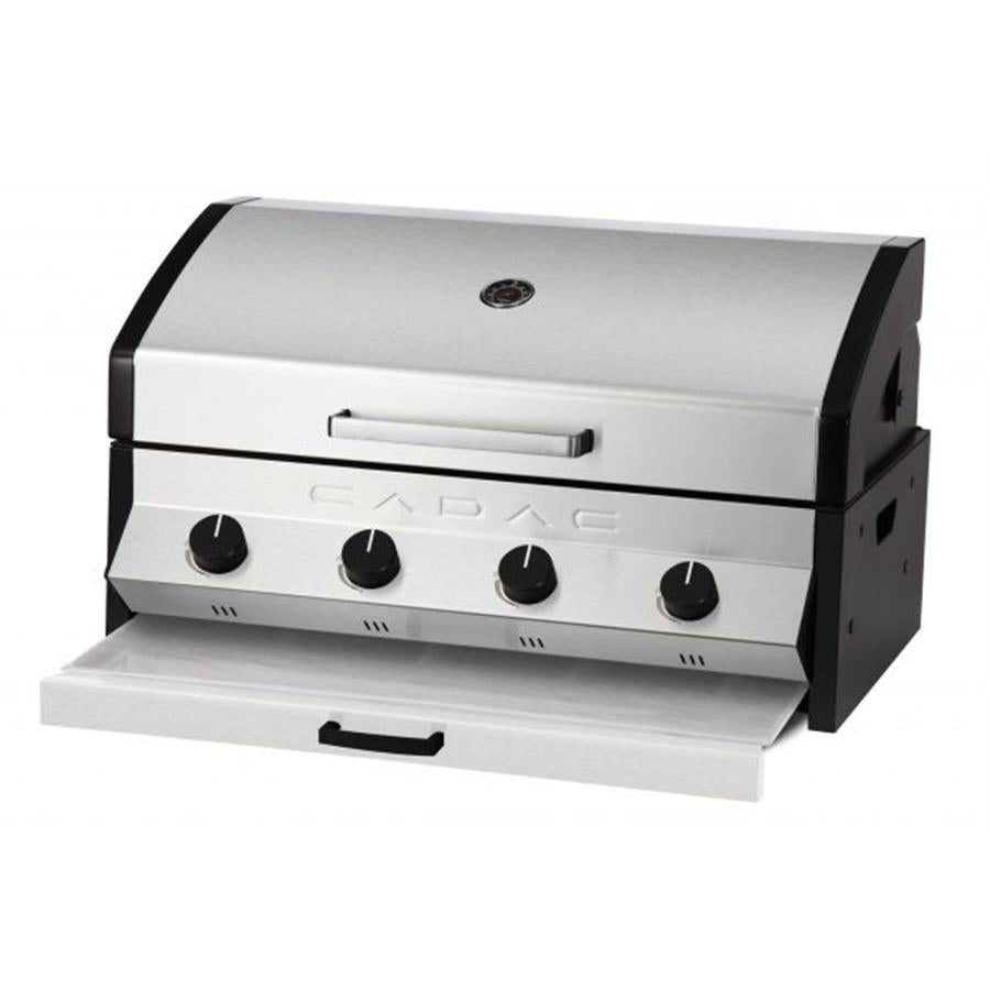 cadac meridian 4 burner built in fat tray