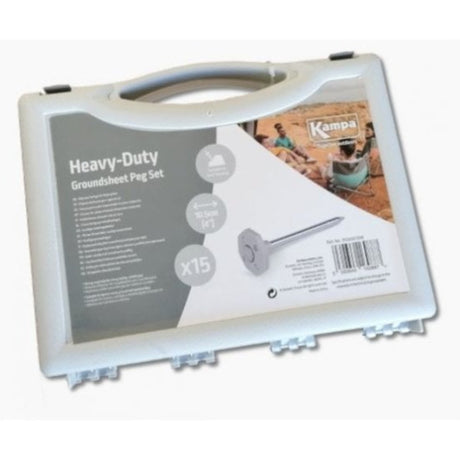 kampa heavy duty groundsheet peg pack