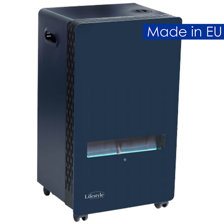 lifestyle azure blue flame calor gas heater