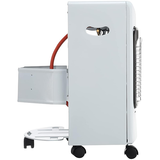 mini heatforce white calor gas heater side