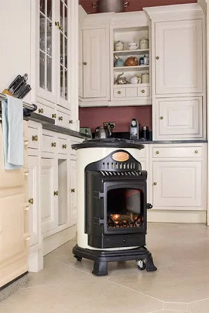 Provence Cream Gas Heater with 15kg Butane