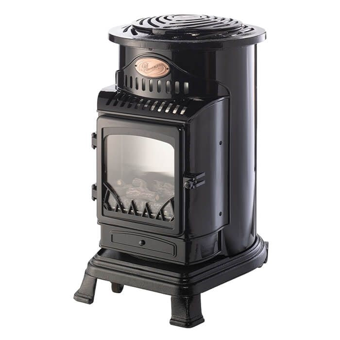 Provence Portable Gas Heater - Gloss Black