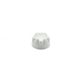 Cadac Eazi Chef Gas Control Knob is a heat resistant molded plastic with a white gloss finish.